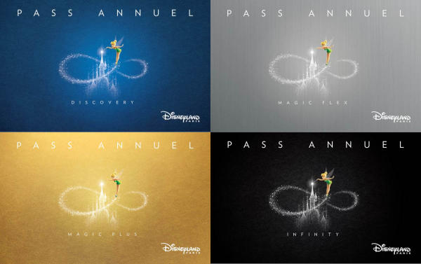 Pass annuel Disneyland Paris - Ancienne gamme de Pass